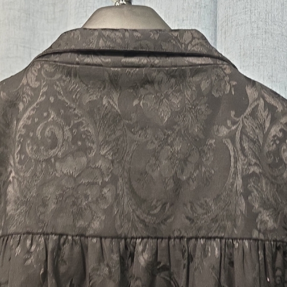 Spiegel Black Floral Jacquard Blazer, Regal and elegant Size 16 - Picture 13 of 16